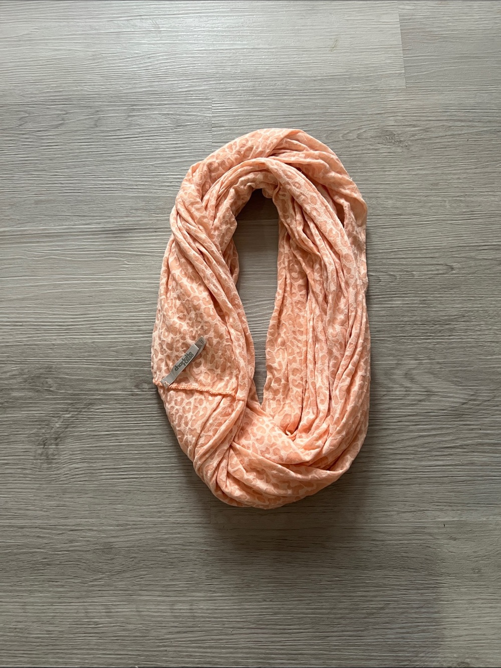 Light Peach Infinity Scarf - Charlotte Ruse